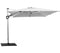 Cane-Line Denmark Parasol Hyde luxe tilt parasol, 3x3 m, incl. base, aluminium/mat anodized