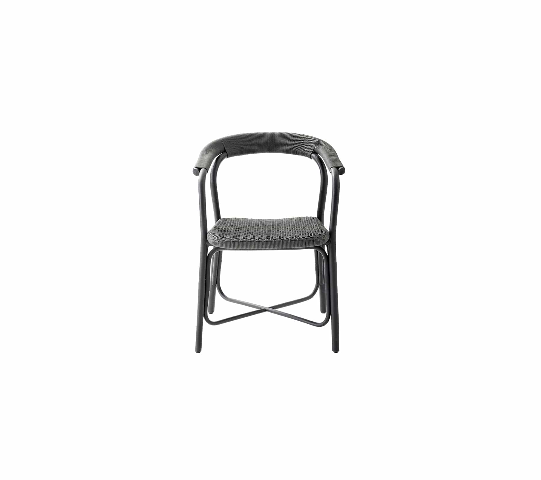 Cane-Line Denmark Rattan - Black Noble armchair INDOOR (7438)