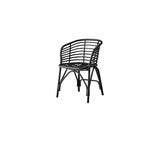 Cane-Line Denmark Rattan -  Black / None Blend armchair INDOOR (7430)