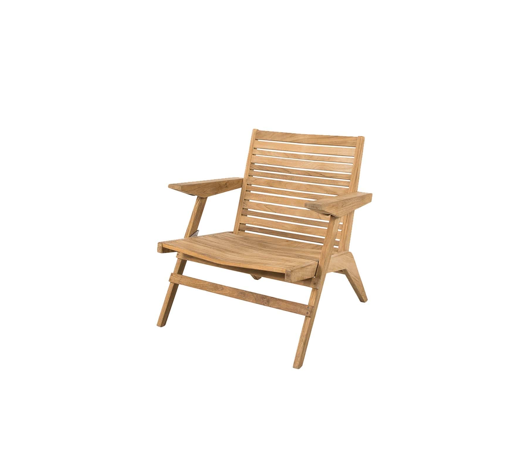 Cane-Line Denmark Teak / Dark grey -Cane-line Focus Flip lounge chair (54070)