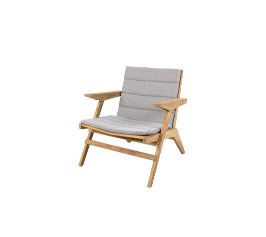Cane-Line Denmark Teak / Dark grey -Cane-line Focus Flip lounge chair (54070)