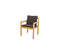 Cane-Line Denmark Teak / Dark grey - Cane-line Focus Grace chair (54600)