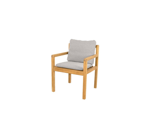 Cane-Line Denmark Teak / Light grey - Cane-line Focus Grace chair (54600)