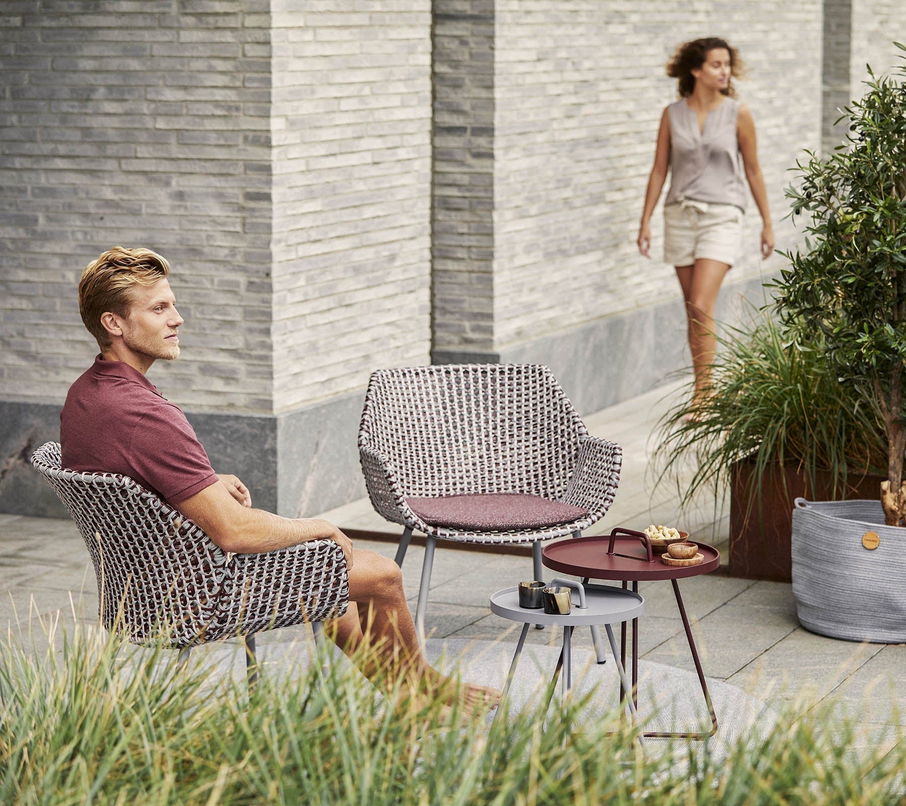 Cane-Line Denmark Vibe lounge chair (5407)