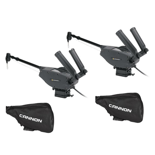 Cannon Downriggers Cannon Optimum 10 BT Electric Downrigger 2-Pack w/Black Covers [1902335X2/COVERS]