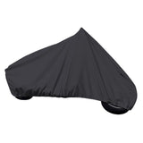 Carver by Covercraft Covers Carver Sun-Dura Full Dress Touring Motorcycle w/Up to 15" Windshield Cover - Black [9003S-02]