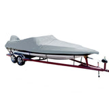Carver by Covercraft Winter Covers Carver Poly-Flex II Styled-to-Fit Boat Cover f/16.5 Ski Boats with Low Profile Windshield - Grey [74016F-10]