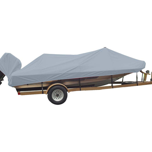 Carver by Covercraft Winter Covers Carver Poly-Flex II Styled-to-Fit Boat Cover f/19.5 Angled Transom Bass Boats - Grey [77919F-10]
