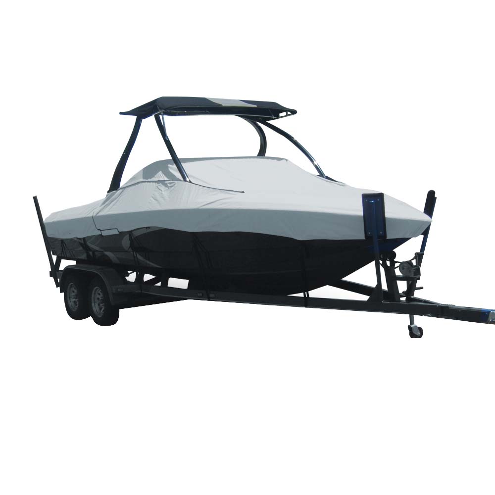 Carver by Covercraft Winter Covers Carver Sun-DURA Specialty Boat Cover f/19.5 Tournament Ski Boats w/Tower - Grey [74519S-11]