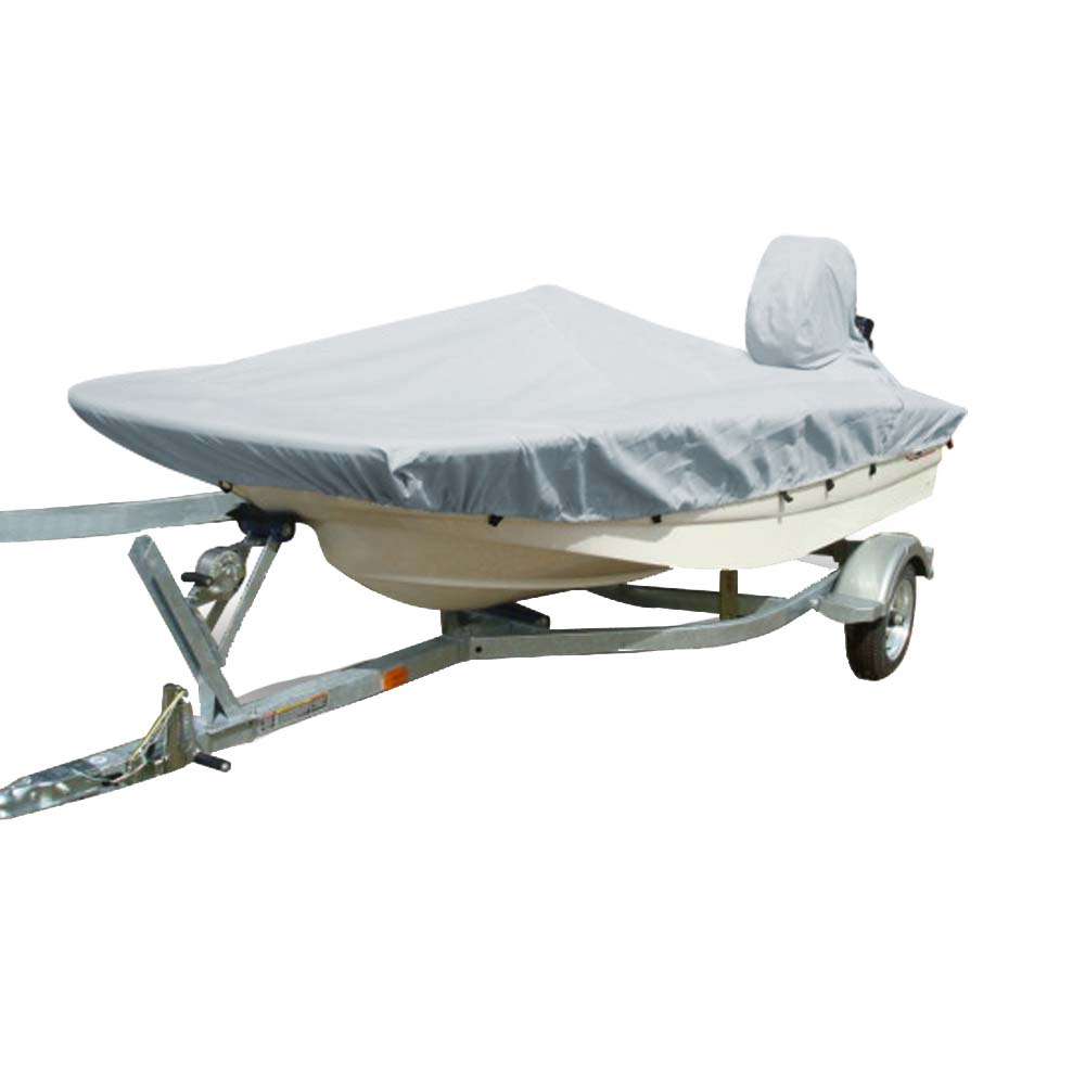 Carver by Covercraft Winter Covers Carver Sun-DURA Styled-to-Fit Boat Cover f/15.5 Whaler Style Boats with Side Rails Only - Grey [71515S-11]