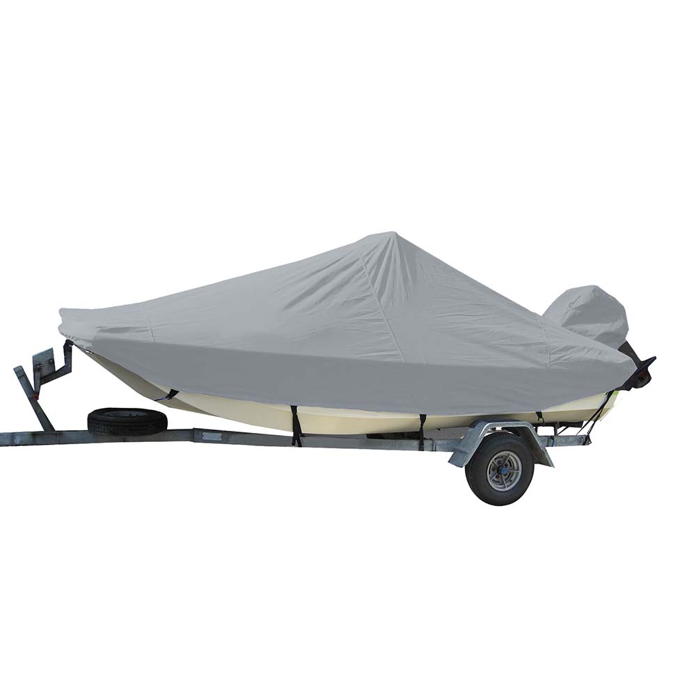 Carver by Covercraft Winter Covers Carver Sun-DURA Styled-to-Fit Boat Cover f/18.5 Bay Style Center Console Fishing Boats - Grey [71018S-11]