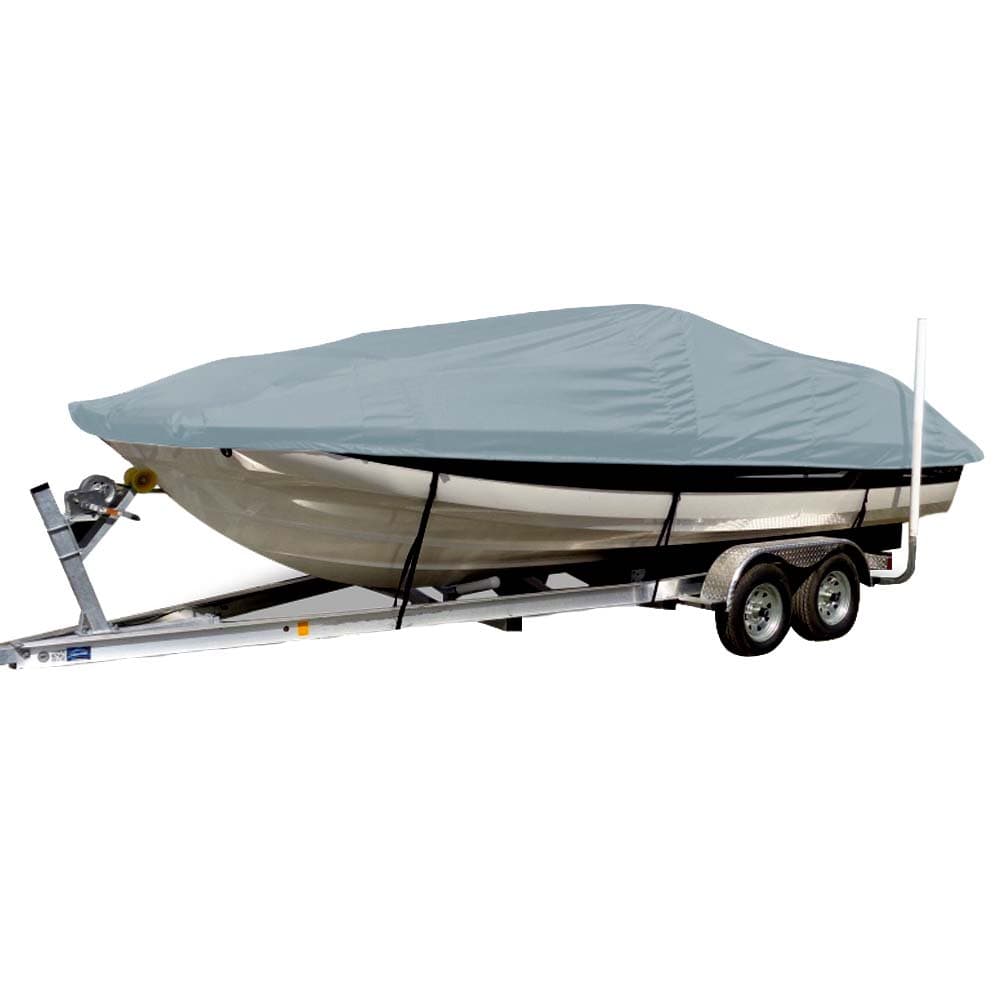 Carver by Covercraft Winter Covers Carver Sun-DURA Styled-to-Fit Boat Cover f/22.5 Sterndrive Deck Boats w/Low Rails - Grey [75122S-11]