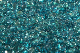 Outdoor Greatroom - Aqua Marine Tempered Fire Glass Gems - CFG-AM