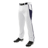 Champro Sports : Baseball Champro Adult Triple Crown Baseball Pant White Navy Small