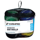 Champro Sports : Softball Champro Weighted Training Softball Set