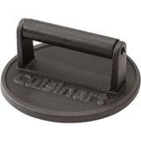 Cuisinart Grill - Cast Iron Smash Burger Press, Cooks Food Evenly - CISB-111