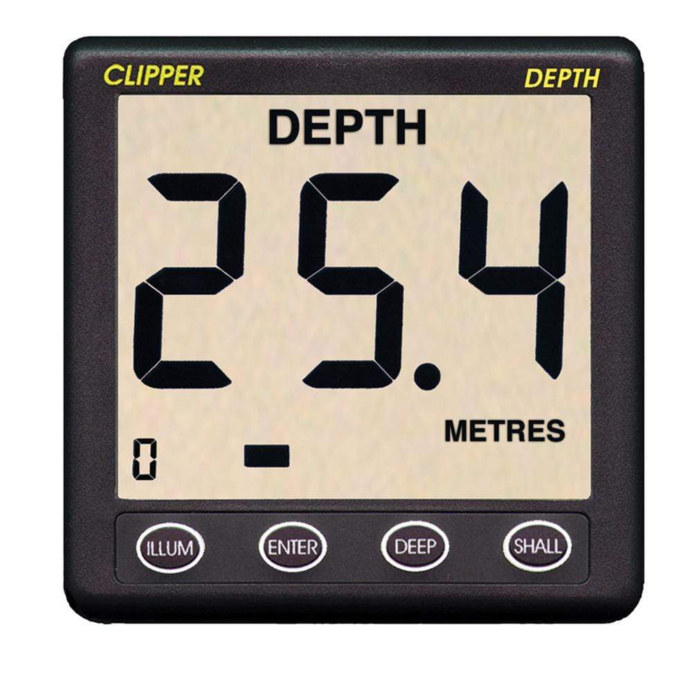 Clipper Instruments Clipper Depth Instrument w/Thru Hull Transducer & Cover [CL-D]