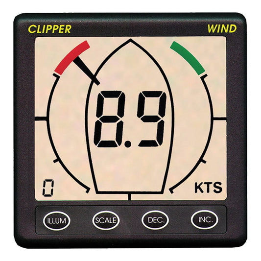 Clipper Instruments Clipper Tactical True Apparent Wind Display Repeater [CLIP-TWNDRP]