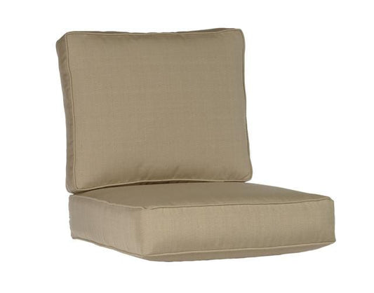 CO9 Design Dover Seat & Back Sunbrella Cushion Set, Linen Champagne