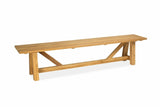 CO9 Design Lakewood 7' Backless Bench, Natural Teak