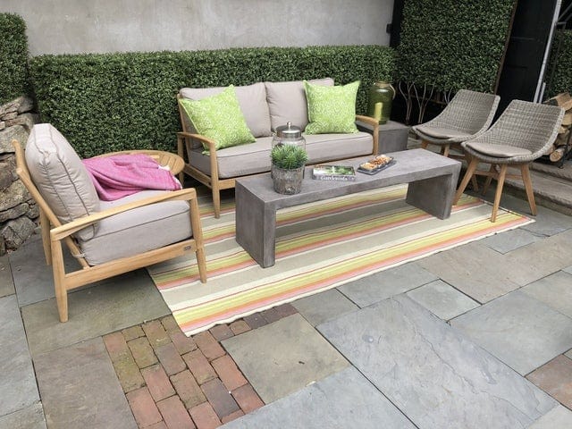 CO9 Design Outdoor Bench Bridge Backless Bench / Coffee Table