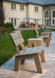 CO9 Design Outdoor Chair Luna Adirondack Chair, Natural