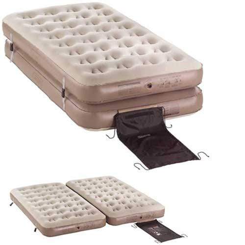 Coleman Camping & Outdoor : Sleeping Bags & Cots Coleman 4-N-1 Quickbed Airbed Tan