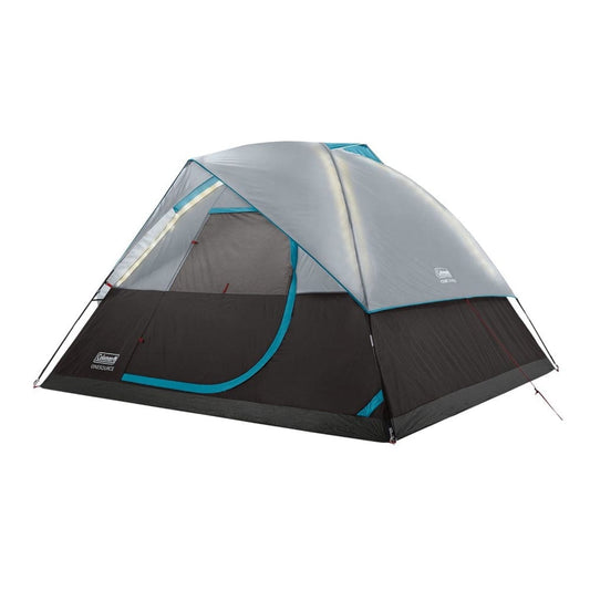 Coleman Tents Coleman OneSource Rechargeable 4-Person Camping Dome Tent w/Airflow System  LED Lighting [2000035457]