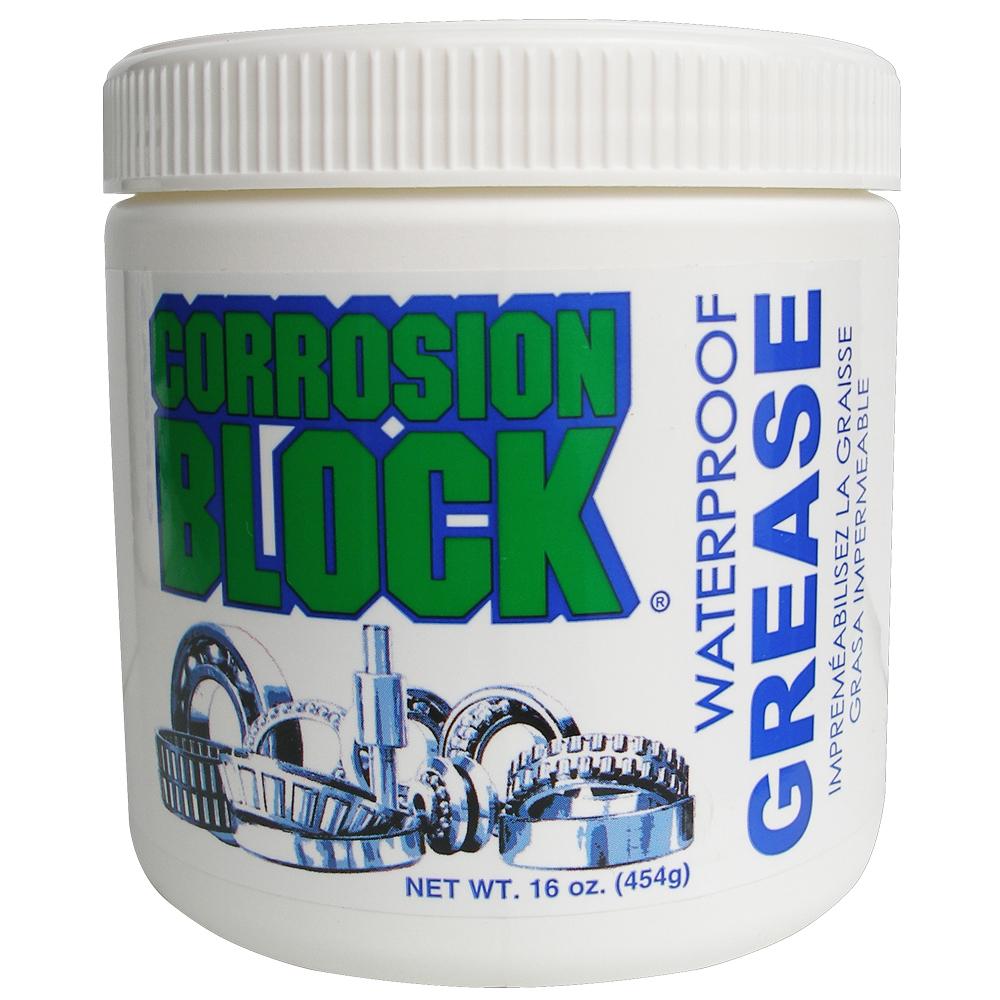 Corrosion Block Cleaning Corrosion Block High Performance Waterproof Grease - 16oz Tub - Non-Hazmat, Non-Flammable  Non-Toxic *Case of 6* [25016CASE]