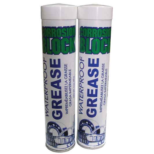 Corrosion Block Cleaning Corrosion Block High Performance Waterproof Grease - (2)2oz Tube - Non-Hazmat, Non-Flammable  Non-Toxic *Case of 6* [25003CASE]