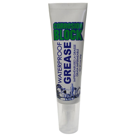 Corrosion Block Cleaning Corrosion Block High Performance Waterproof Grease - 2oz Tube - Non-Hazmat, Non-Flammable  Non-Toxic [25002]