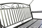 Courtyard Casual Courtyard Casual -  Black Steel French Quarter Outdoor Swing  | 5159