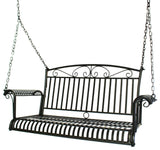 Courtyard Casual Courtyard Casual -  Black Steel French Quarter Outdoor Swing  | 5159