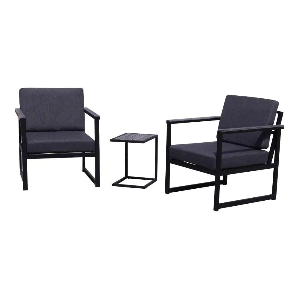 Courtyard Casual Courtyard Casual -  Catalina 3 pc Chat Set with 2 Club Chairs and 1 End Table | 5750