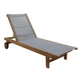 Courtyard Casual Courtyard Casual -  Deck Side Teak 3 pc Chaise Lounge Set

Set Includes One North Shore Side Table and Two Deck Side Chaise Loungers
 | 5543