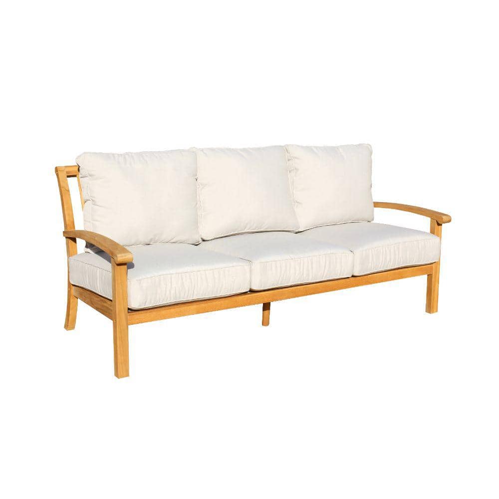 Courtyard Casual Courtyard Casual -  Heritage Teak 4 Piece Seating Set with Sofa, Coffee Table and 2 Club Chairs | 5471