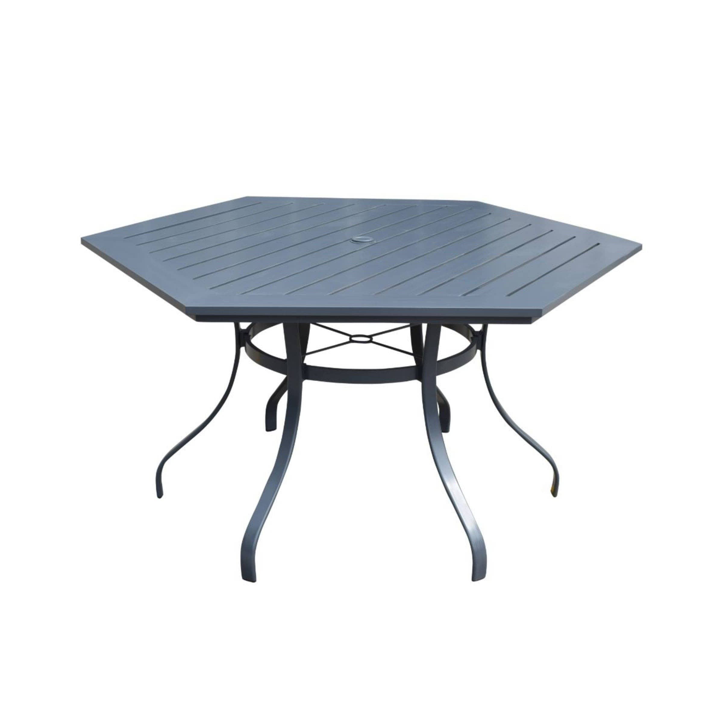 Courtyard Casual Courtyard Casual -  Madison Aluminum Boat Shaped 48" Rectangle Coffee Table | 5321