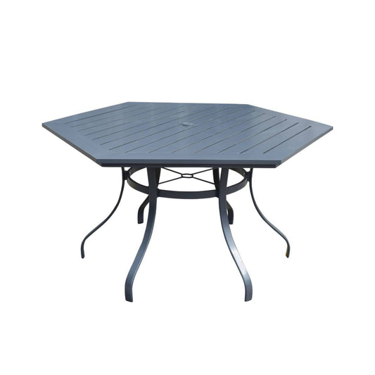 Courtyard Casual Courtyard Casual -  Madison Aluminum Boat Shaped 48" Rectangle Coffee Table | 5321