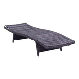 Courtyard Casual Courtyard Casual -  Relax 2 pc Wicker Chaise Lounges with Folding Legs in Taupe | 5845