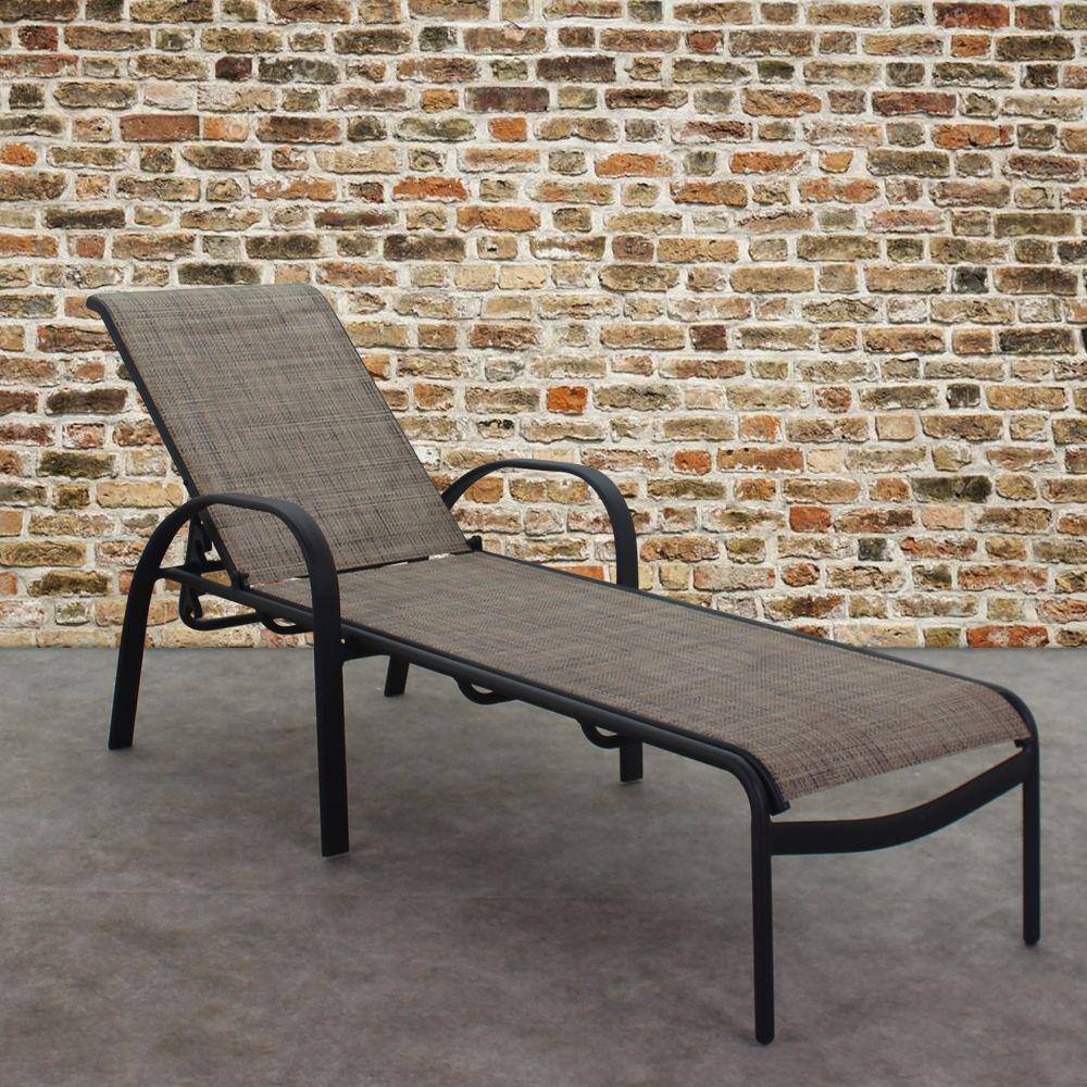 Courtyard Casual Courtyard Casual -  Santa Fe 2 Aluminum Chaise Lounges in Java | 5661