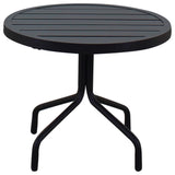 Courtyard Casual Courtyard Casual -  Santa Fe 3 pc Set in Java with 2 Wicker Swivel Rockers and 1 Round 20" End Table | 5681