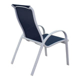 Courtyard Casual Courtyard Casual -  Santa Fe 4 Aluminum Sling Chairs in White | 5600
