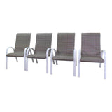 Courtyard Casual Courtyard Casual -  Santa Fe 4 Wicker Chairs with White Frame | 5603