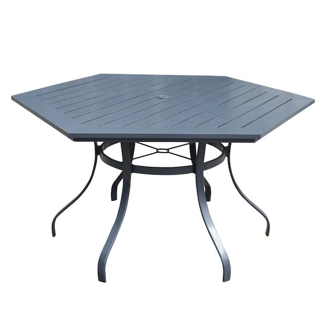 Courtyard Casual Courtyard Casual -  Santa Fe 7 Piece 60" Hexagon Dining Table and 6 Spring Chairs | 5391