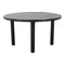 Courtyard Casual Courtyard Casual -  Santorini Black Aluminum 54" Round Dining Table with Umbrella Hole | 5944