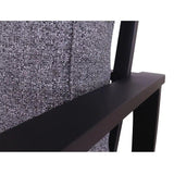 Courtyard Casual Courtyard Casual -  Santorini Black Aluminum Swivel Glider Chair with Envelop Back Cushion | 5783