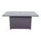 Courtyard Casual Gas Fire Pit Courtyard Casual -  Cabo Aluminum Rectangle Firepit with Slat Top | 5274