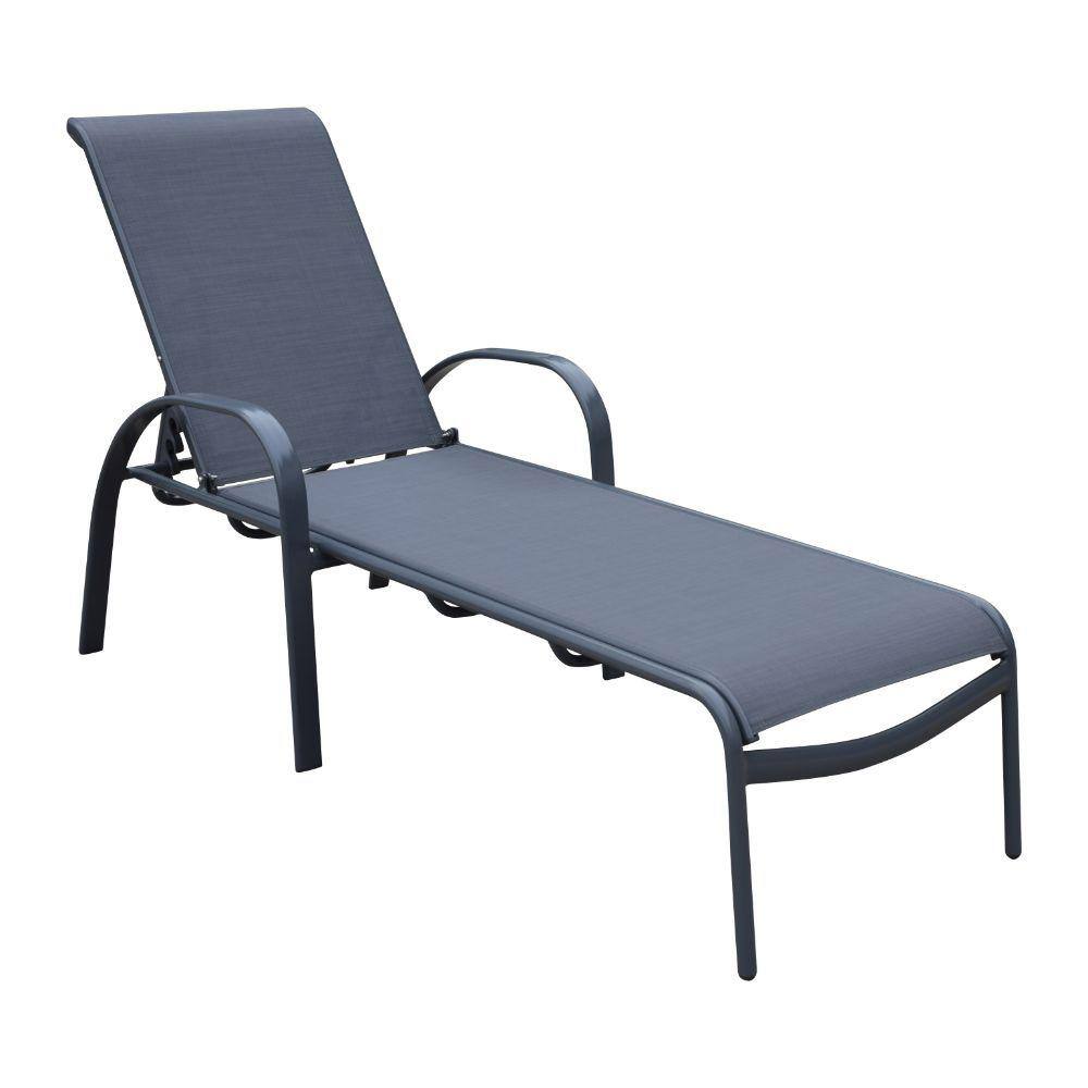 Courtyard Casual Gas Fire Pit Courtyard Casual -  Santa Fe Aluminum 2 Chaise Lounge Chairs | 5165