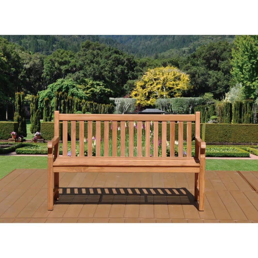 Courtyard Casual Outdoor Bench Courtyard Casual -  Heritage Teak 60" Park Bench 2.5 seater
K/D | 5048