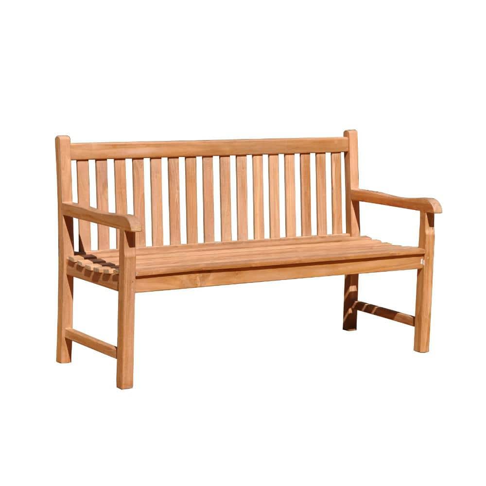 Courtyard Casual Outdoor Bench Courtyard Casual -  Heritage Teak 60" Park Bench 2.5 seater
K/D | 5048